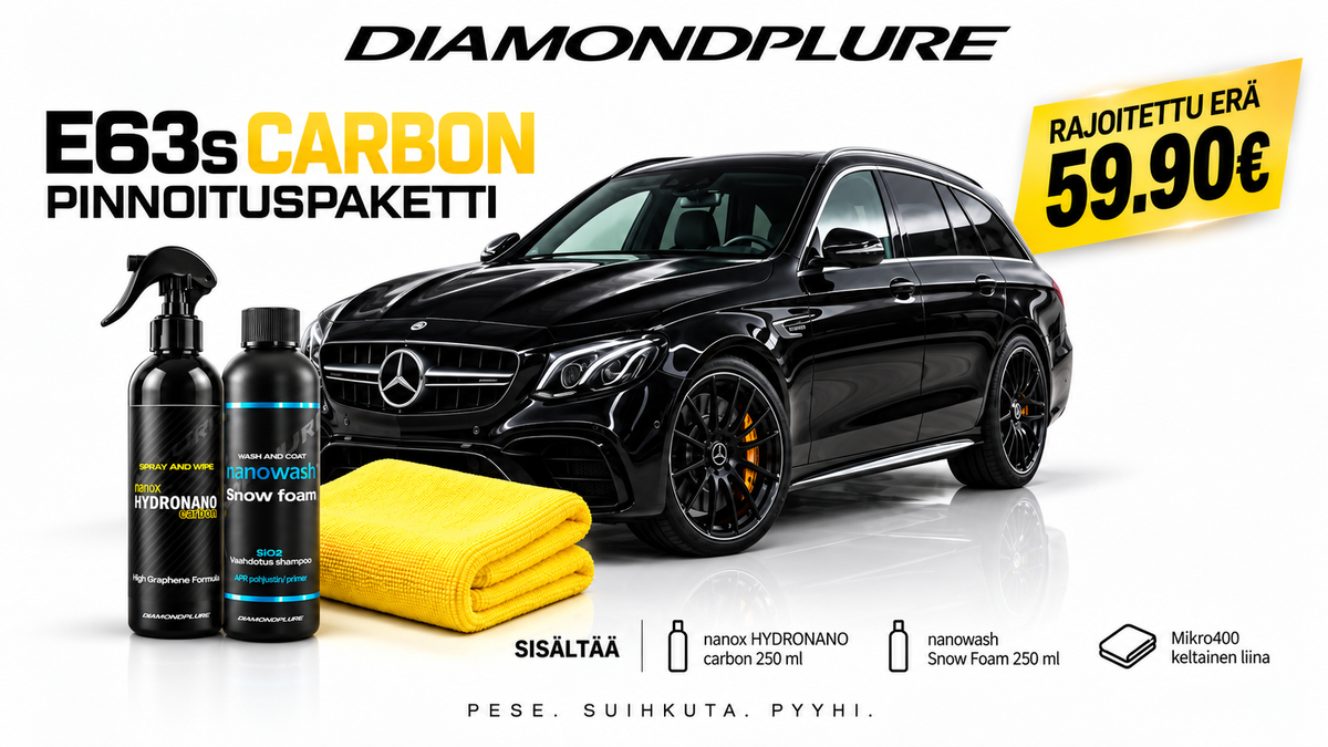 Auton pinnoitepaketti E63s carbon