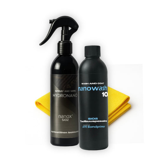 Auton keraaminen pinnoitepaketti - nanox® HYDRONANO - Diamondplure™