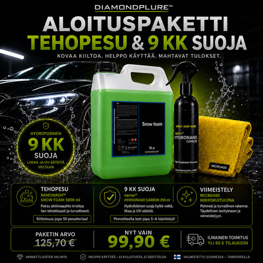 Carbon aloituspaketti grafeenipinnoitteella