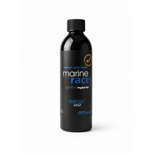 nanox® siO2 marine race hybrid 250ml for bottom and side structures graphene fusion | Prevents impurities | Extreme slipperiness | SPRAY AND WIPE